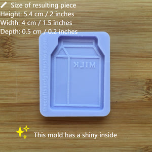 2" Milk Carton Silicone Mold, Food Safe Silicone Rubber Mould