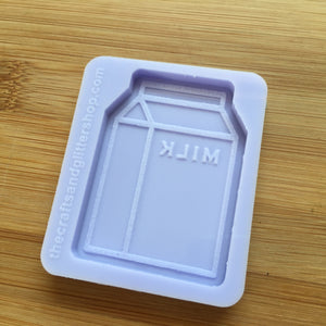 2" Milk Carton Silicone Mold, Food Safe Silicone Rubber Mould