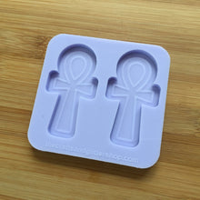 Load image into Gallery viewer, 6 cm Ankh Silicone Mold, Food Safe Silicone Rubber Mould