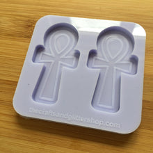 Load image into Gallery viewer, 6 cm Ankh Silicone Mold, Food Safe Silicone Rubber Mould