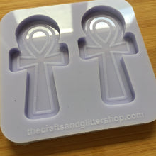 Load image into Gallery viewer, 6 cm Ankh Silicone Mold, Food Safe Silicone Rubber Mould