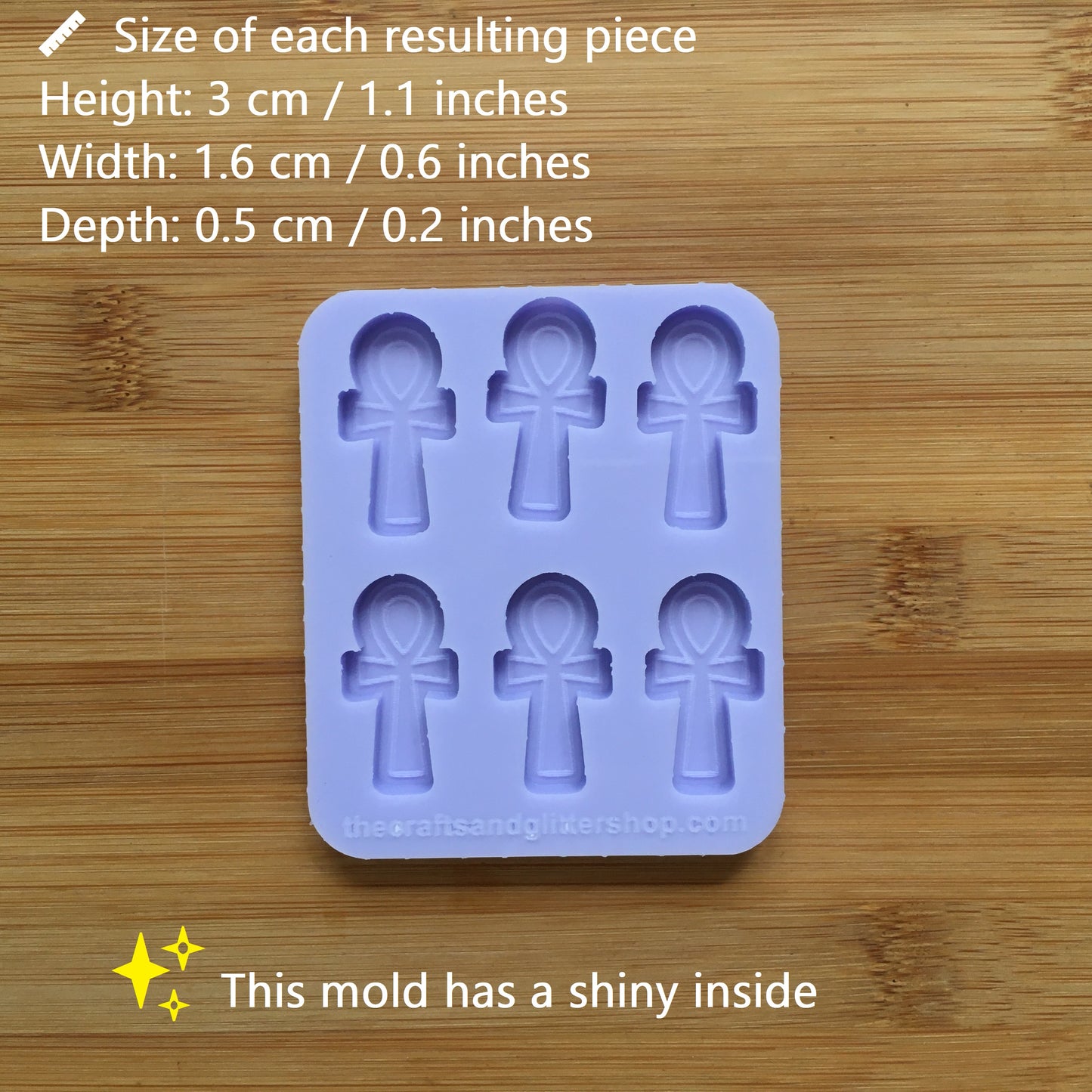 Ankh Silicone Mold - The Crafts and Glitter Shop