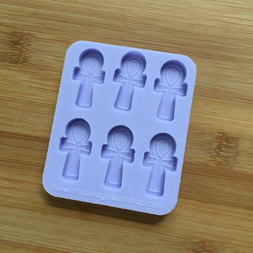 3 cm Ankh Silicone Mold, Food Safe Silicone Rubber Mould