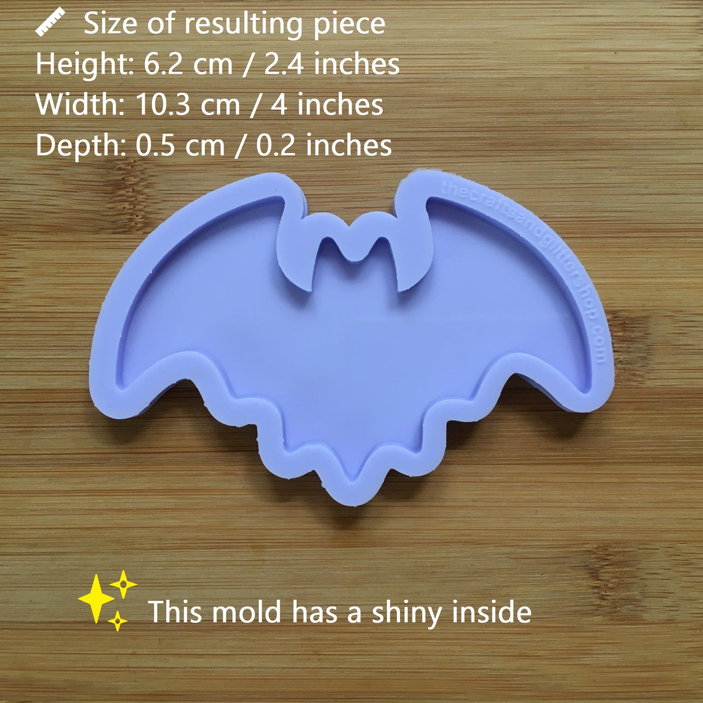 4" Bat Silicone Mold - The Crafts and Glitter Shop