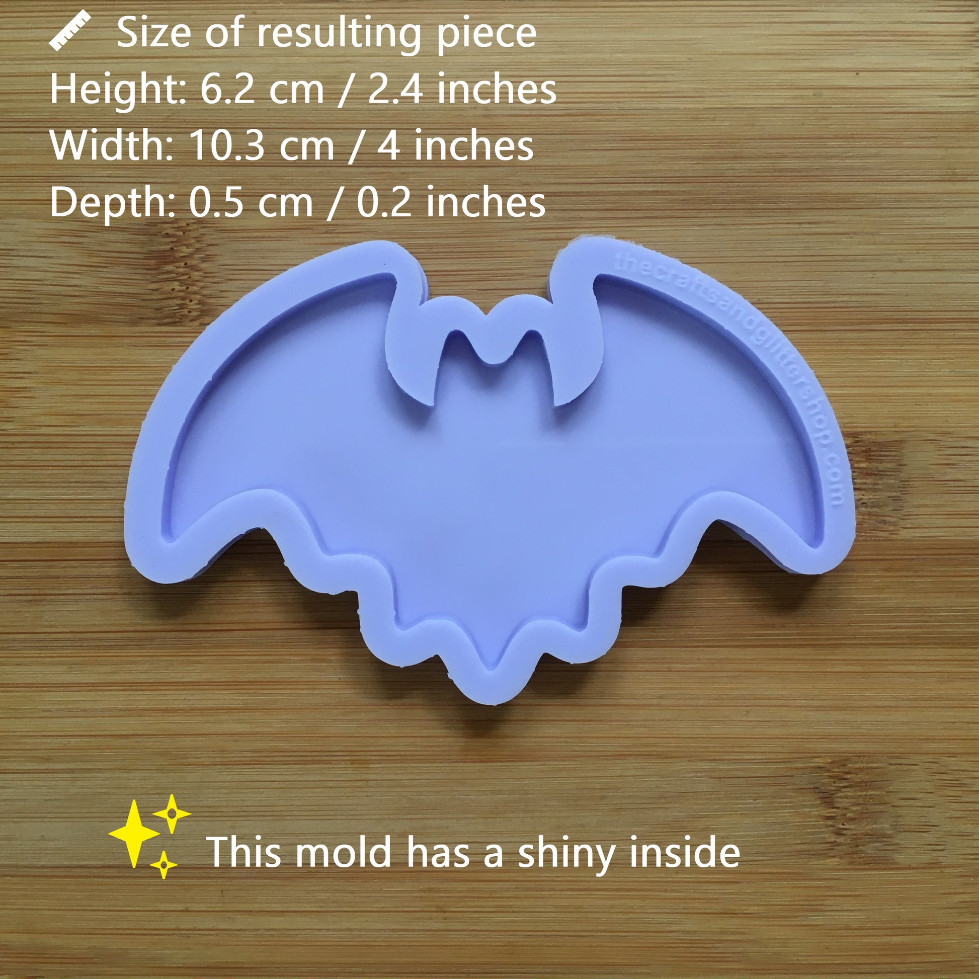4" Bat Silicone Mold - The Crafts and Glitter Shop