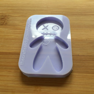 Voodoo Doll Silicone Mold, Food Safe Silicone Rubber Mould - 2 options available