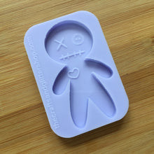 Load image into Gallery viewer, Voodoo Doll Silicone Mold, Food Safe Silicone Rubber Mould - 2 options available