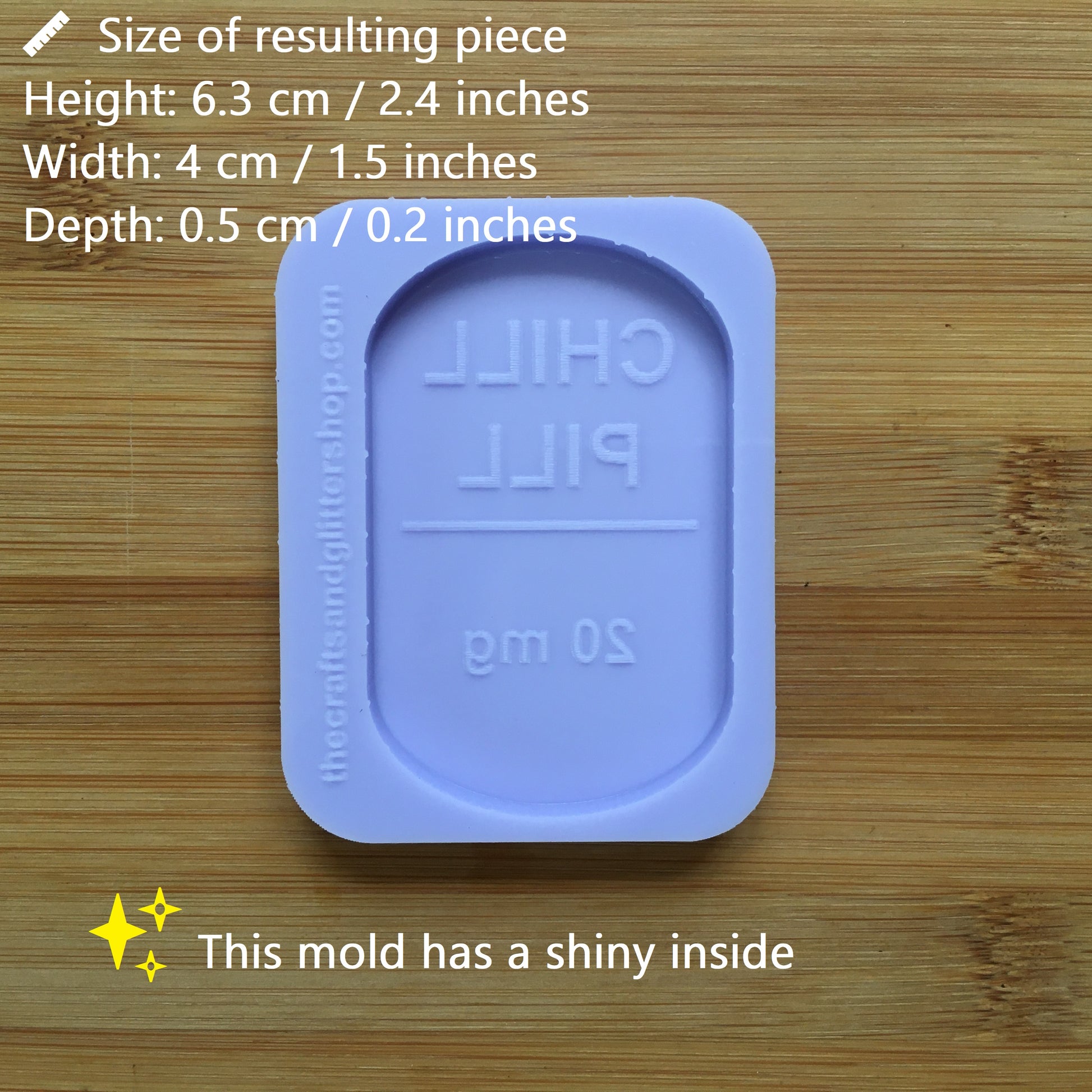 Chill Pill Silicone Mold - The Crafts and Glitter Shop