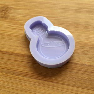 1.5" Apothecary Jar Silicone Mold, Food Safe Silicone Rubber Mould