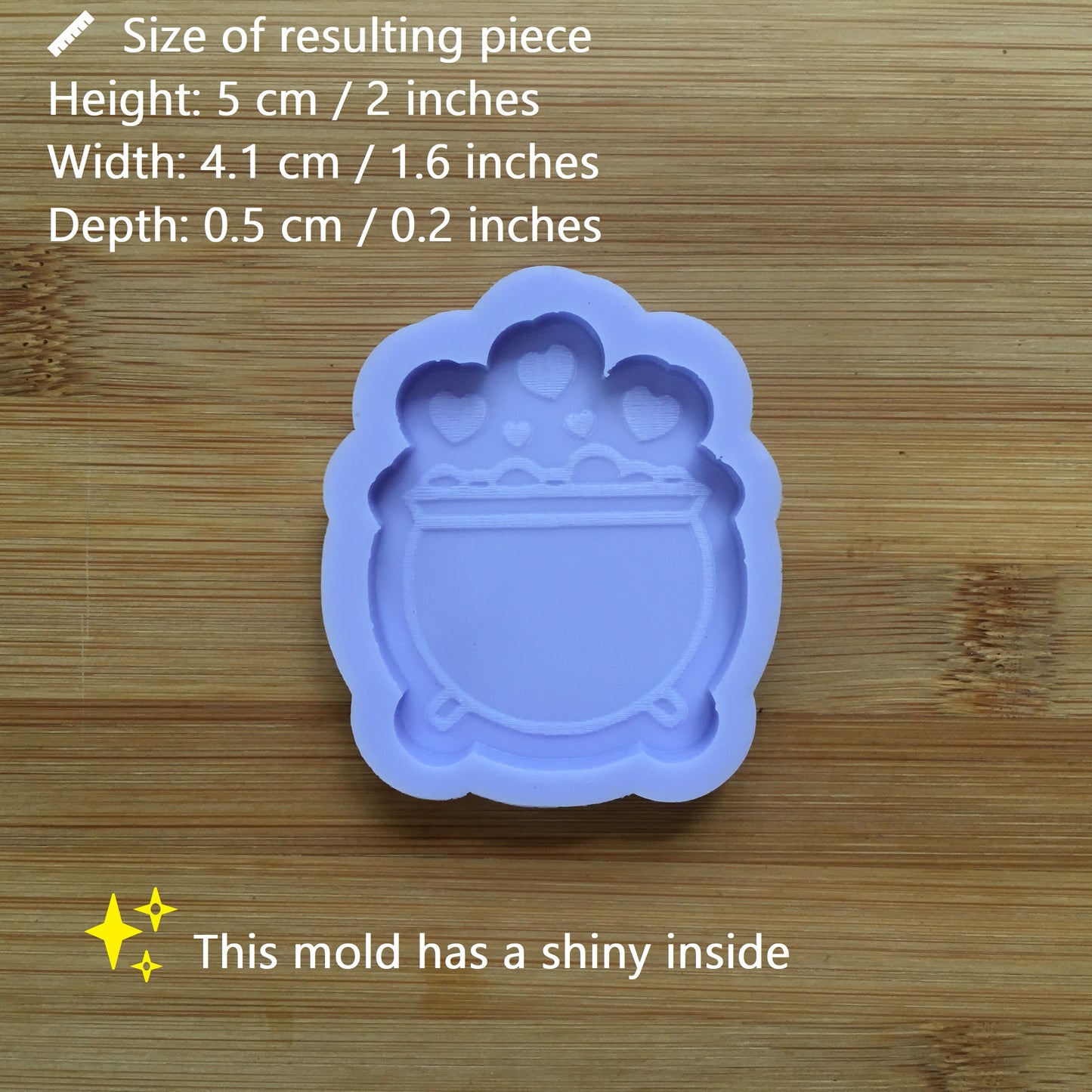 Love Potion Cauldron Silicone Mold - The Crafts and Glitter Shop