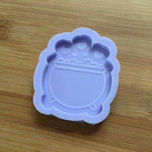 2" Love Potion Cauldron Silicone Mold, Food Safe Silicone Rubber Mould