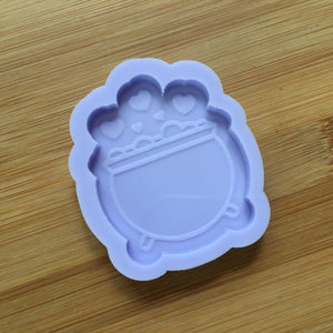 2" Love Potion Cauldron Silicone Mold, Food Safe Silicone Rubber Mould