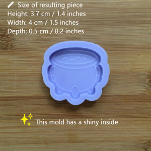 1.5" Cauldron Silicone Mold, Food Safe Silicone Rubber Mould