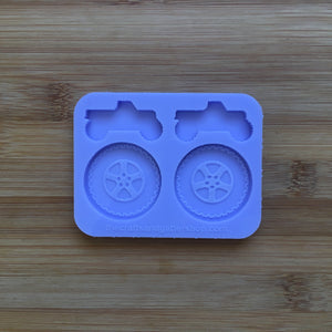 Monster Truck Silicone Mold, Food Safe Silicone Rubber Mould