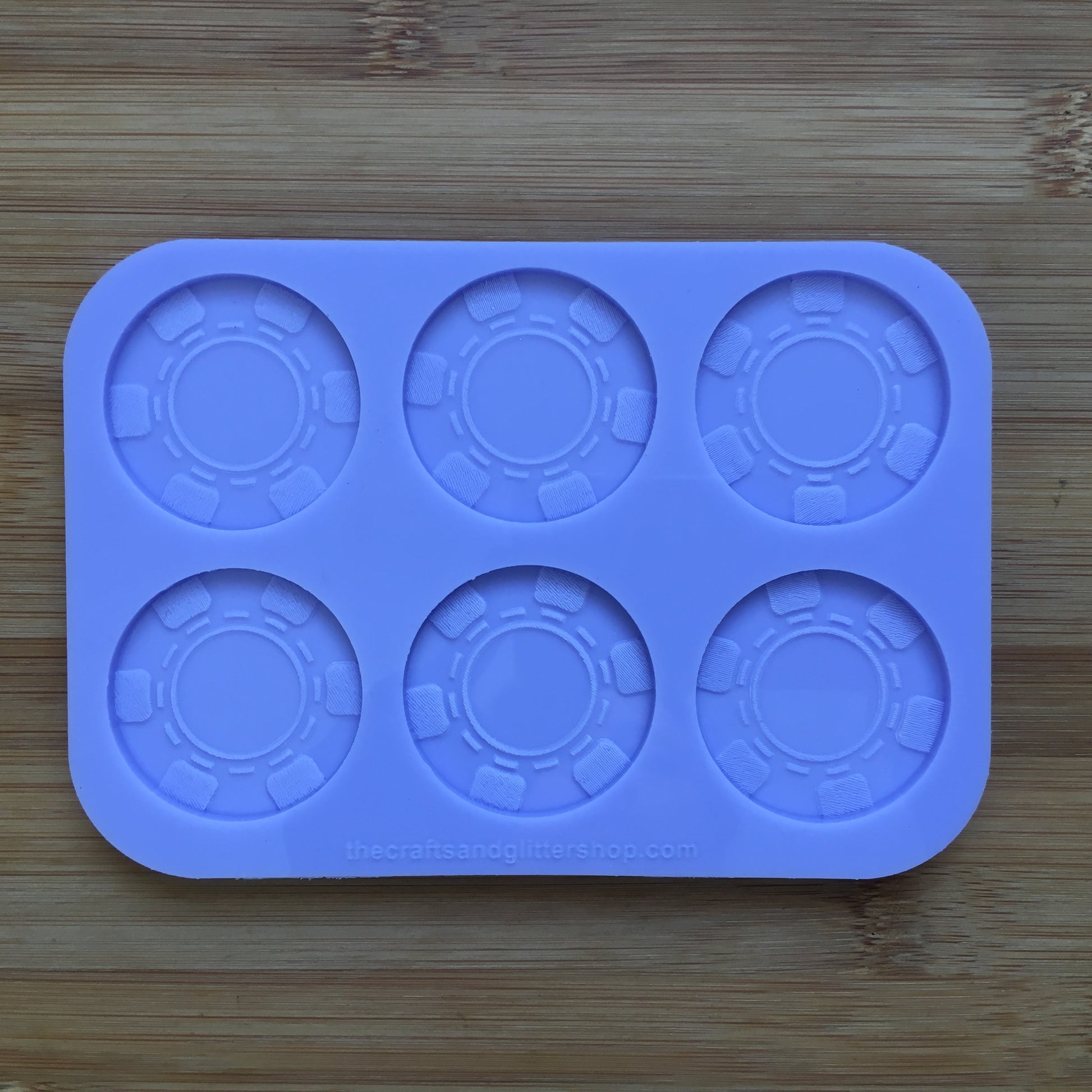 Poker Chip Silicone Mold - The Crafts and Glitter Shop