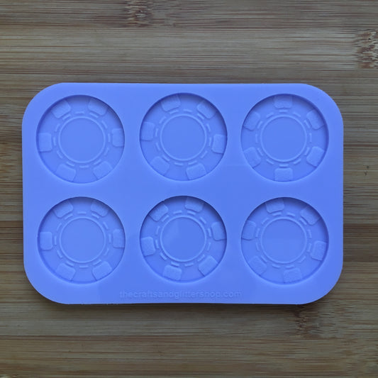 Poker Chip Silicone Mold - The Crafts and Glitter Shop