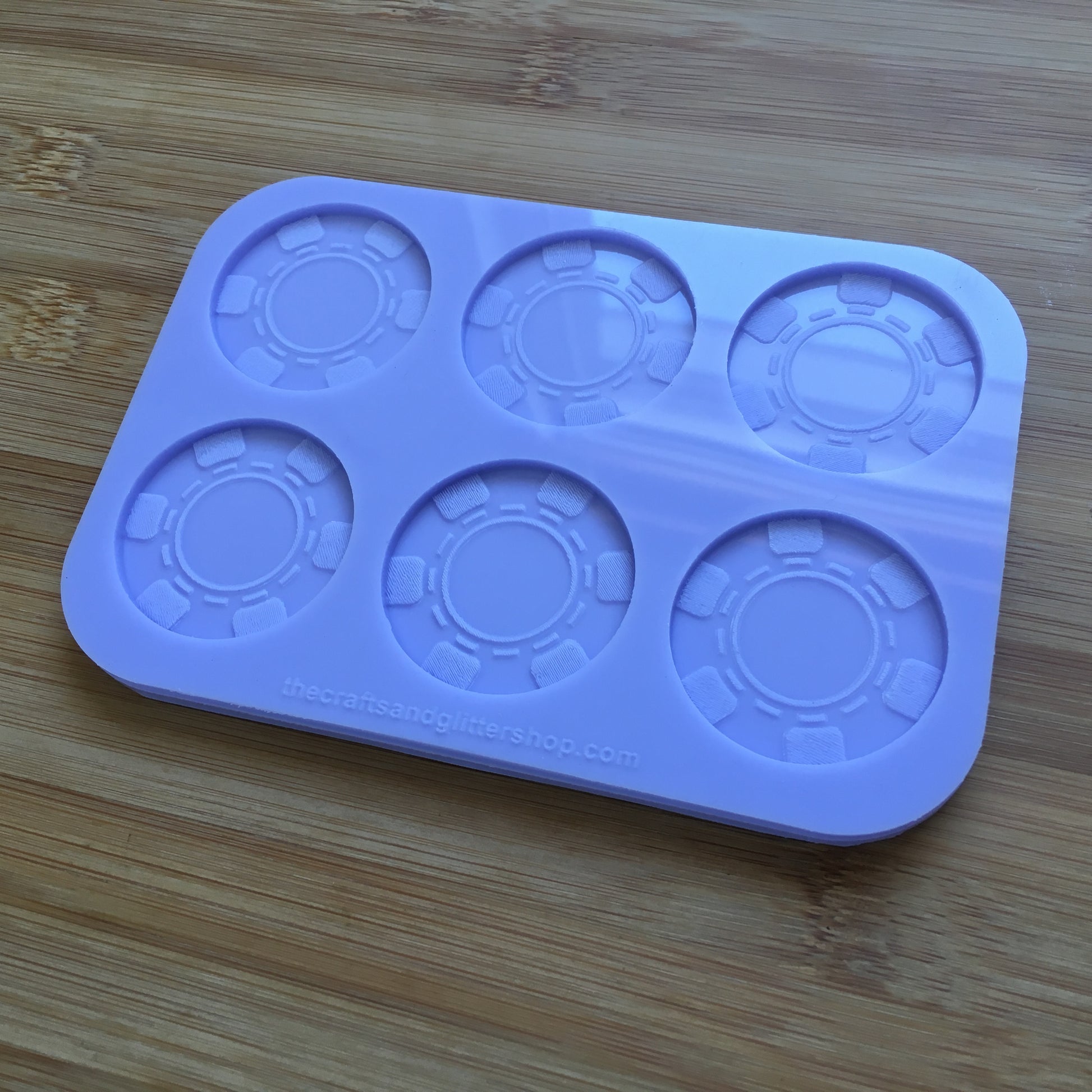 Poker Chip Silicone Mold - The Crafts and Glitter Shop