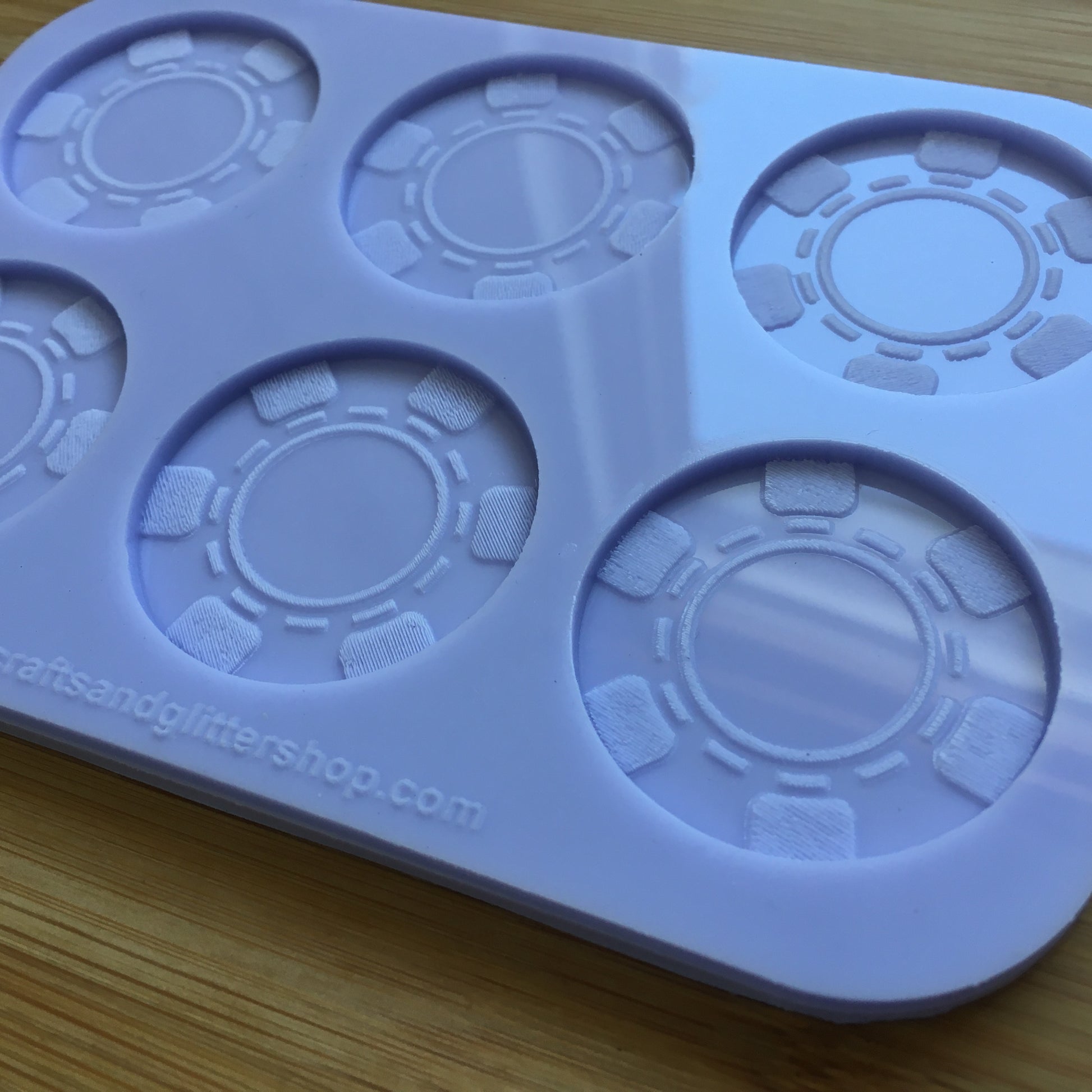 Poker Chip Silicone Mold - The Crafts and Glitter Shop