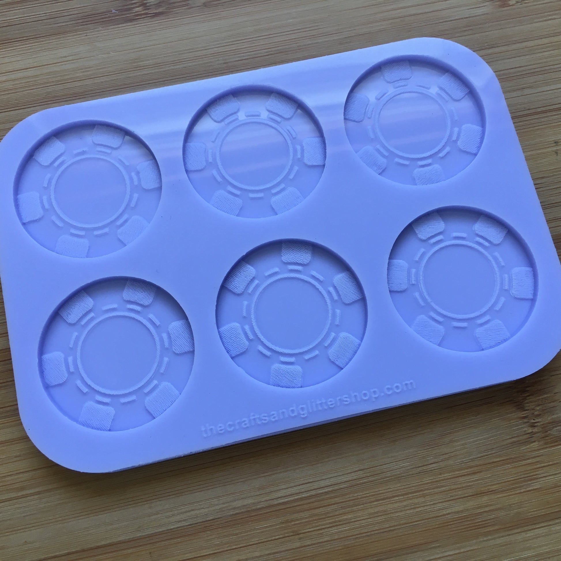 Poker Chip Silicone Mold - The Crafts and Glitter Shop