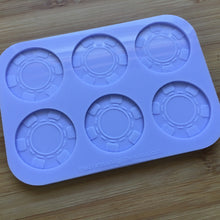 Load image into Gallery viewer, 1.5&quot; Poker Chip Silicone Mold, Food Safe Silicone Rubber Mould