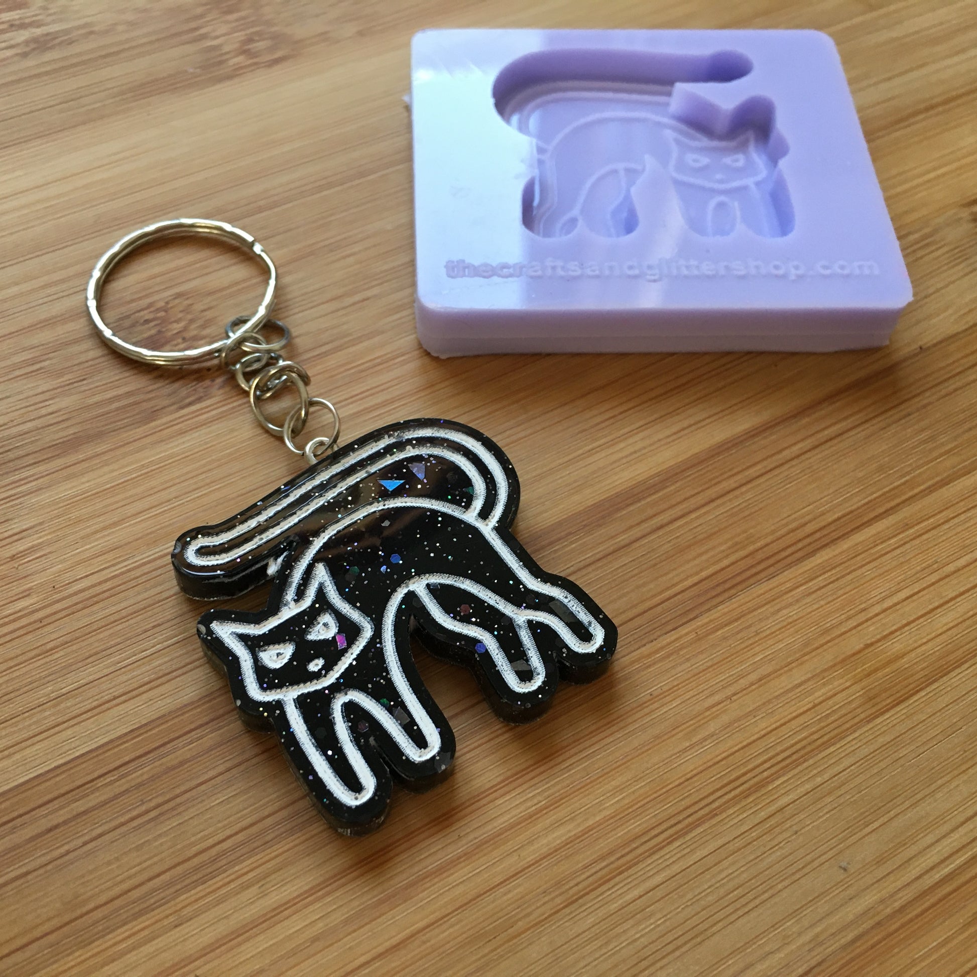 Cat Silicone Mold - The Crafts and Glitter Shop