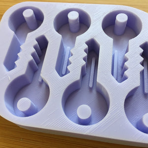 2" Key Silicone Mold, Food Safe Silicone Rubber Mould