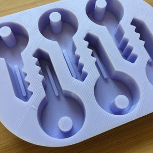 2" Key Silicone Mold, Food Safe Silicone Rubber Mould