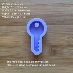 2" Key Silicone Mold, Food Safe Silicone Rubber Mould