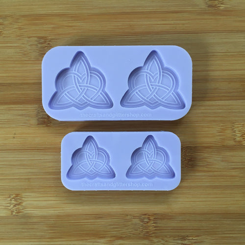 Heart Trinity Knot Silicone Mold, Food Safe Silicone Rubber Mould