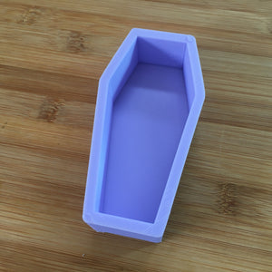 3.1 oz Coffin Silicone Mold, Food Safe Silicone Rubber Mould for resin clay chocolate soap wax candle bath bomb freshies