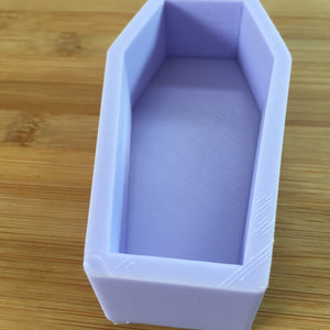 3.1 oz Coffin Silicone Mold, Food Safe Silicone Rubber Mould for resin clay chocolate soap wax candle bath bomb freshies