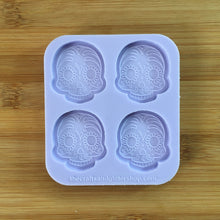 Load image into Gallery viewer, 1.5&quot; Day of the Dead Silicone Mold, Food Safe Silicone Rubber Mould