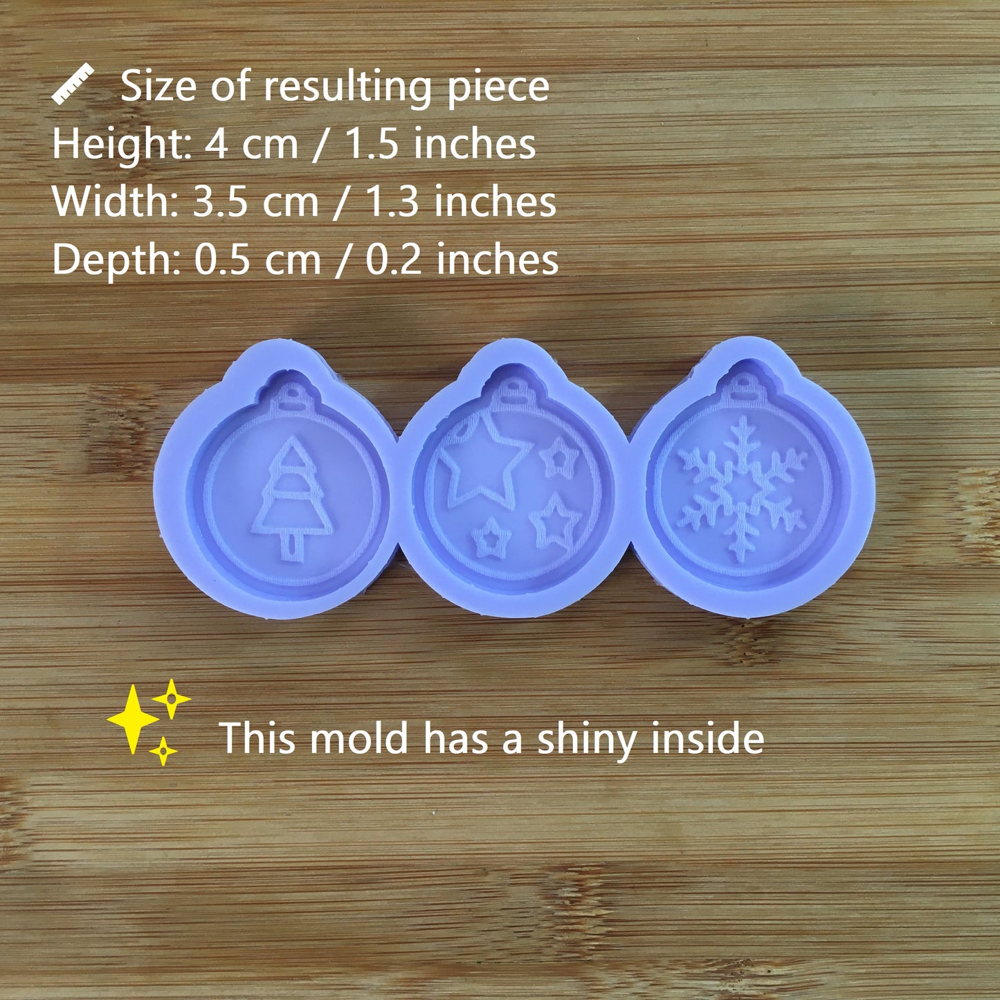 Christmas Baubles Silicone Mold - The Crafts and Glitter Shop