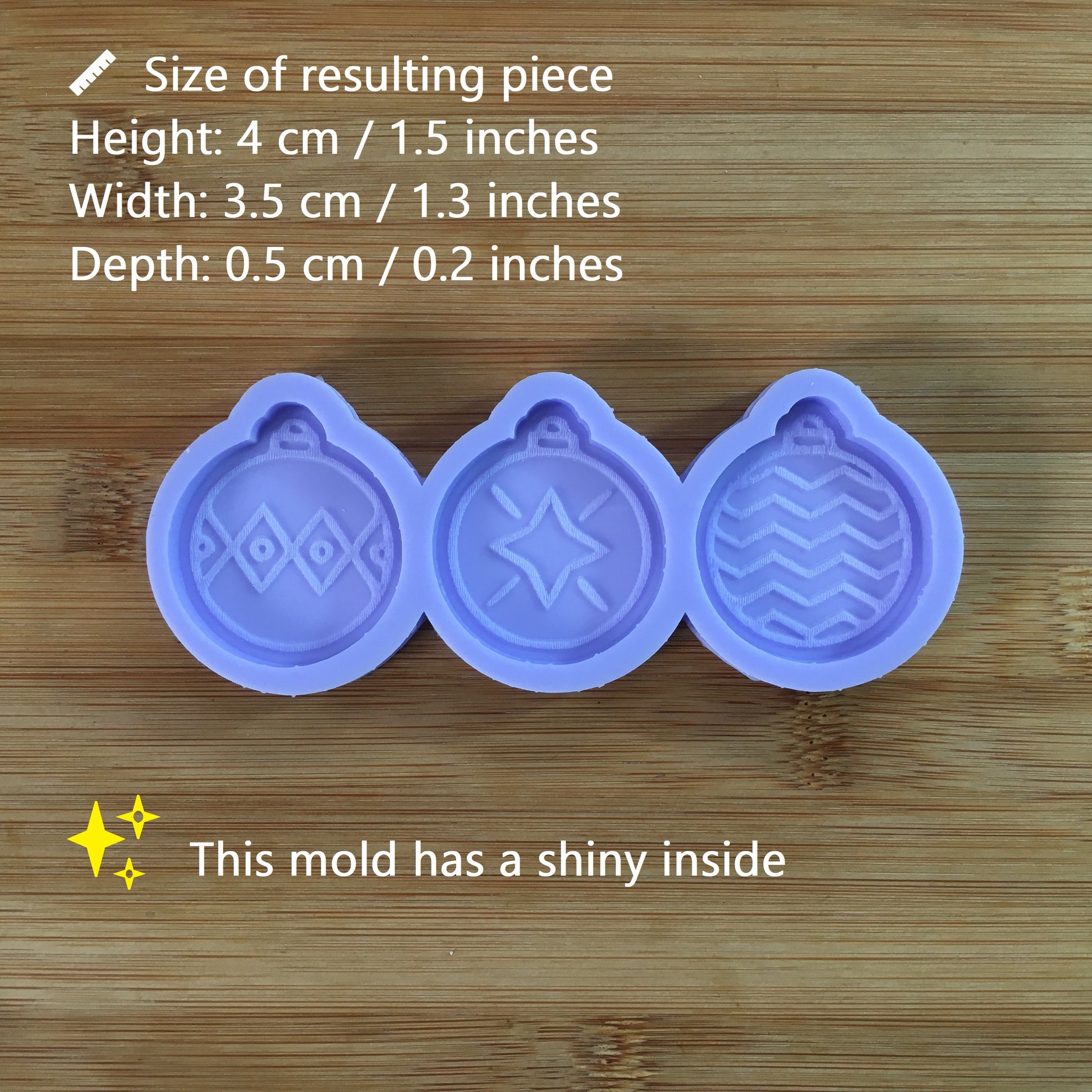 Christmas Baubles Silicone Mold - The Crafts and Glitter Shop