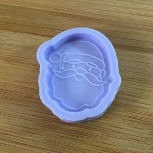 1.5" Christmas Time Silicone Mold, Food Safe Silicone Rubber Mould