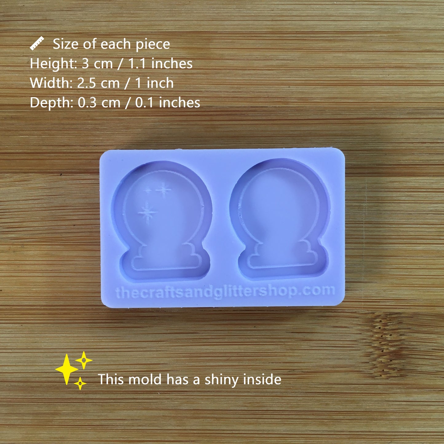 Crystal Ball Silicone Mold - The Crafts and Glitter Shop