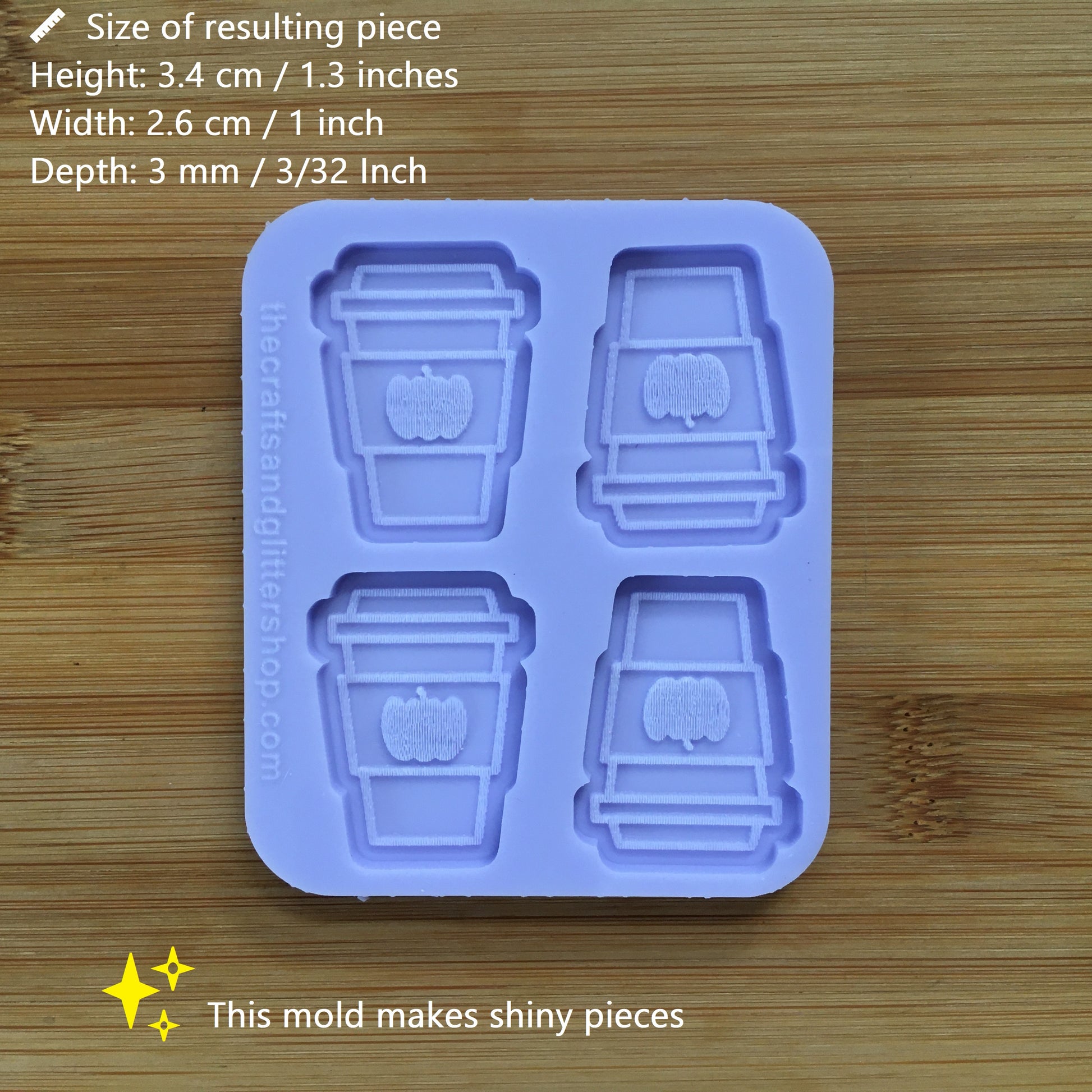 Pumpkin Spice Latte Silicone Mold - The Crafts and Glitter Shop
