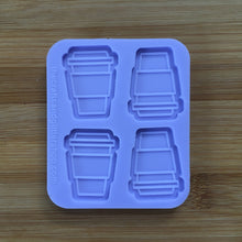 Load image into Gallery viewer, Coffee Cup to go Silicone Mold, Food Safe Silicone Rubber Mould