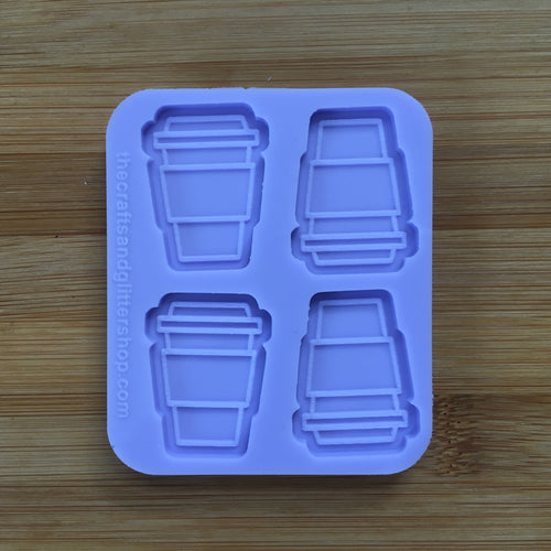 Coffee Cup to go Silicone Mold, Food Safe Silicone Rubber Mould