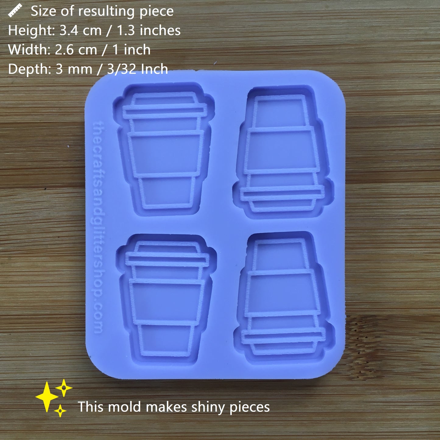 Coffee Cup to go Silicone Mold - The Crafts and Glitter Shop