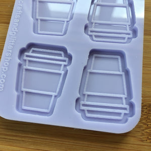 Coffee Cup to go Silicone Mold, Food Safe Silicone Rubber Mould