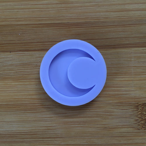 3 cm Crescent Moon Silicone Mold, Food Safe Silicone Rubber Mould