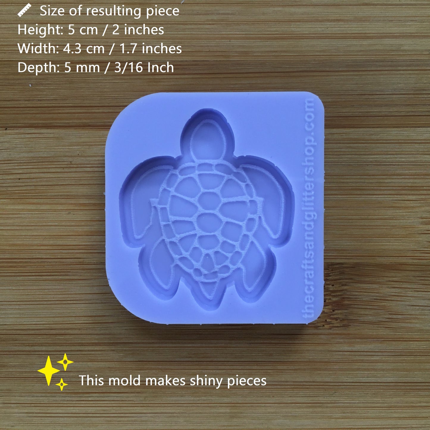 Sea Turtle Silicone Mold - The Crafts and Glitter Shop