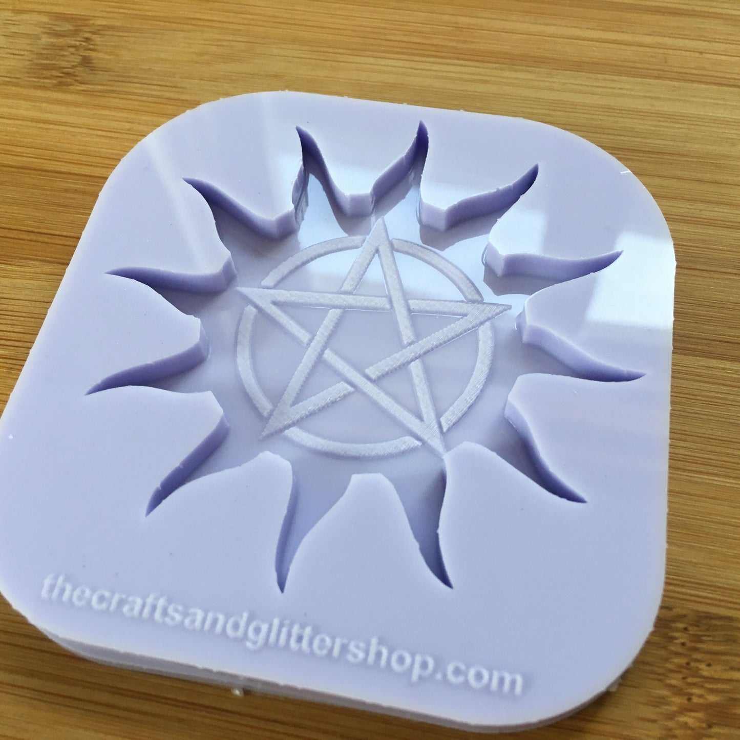 Sunburst Pentacle Silicone Mold - The Crafts and Glitter Shop