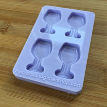 Load image into Gallery viewer, Small Wine Glass Silicone Mold, Food Safe Silicone Rubber Mould