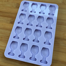 Load image into Gallery viewer, Small Wine Glass Silicone Mold, Food Safe Silicone Rubber Mould