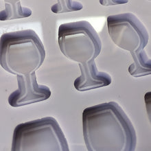 Load image into Gallery viewer, Small Wine Glass Silicone Mold, Food Safe Silicone Rubber Mould