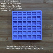 Load image into Gallery viewer, 15 mm Stack of Books Silicone Mold, Food Safe Silicone Rubber Mould