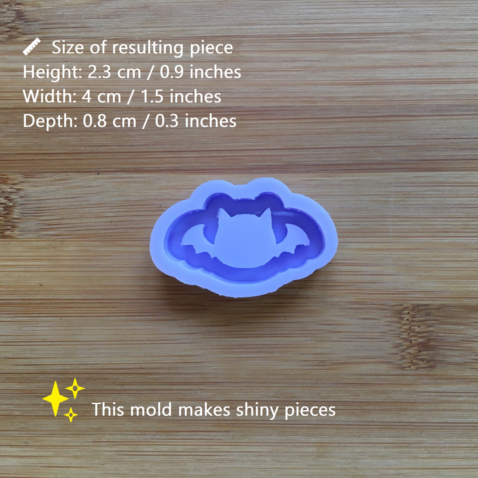 Bat Shaker Silicone Mold - The Crafts and Glitter Shop