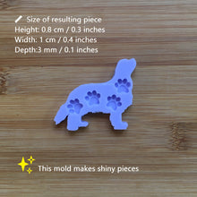 Load image into Gallery viewer, 1 cm Paw Silicone Mold